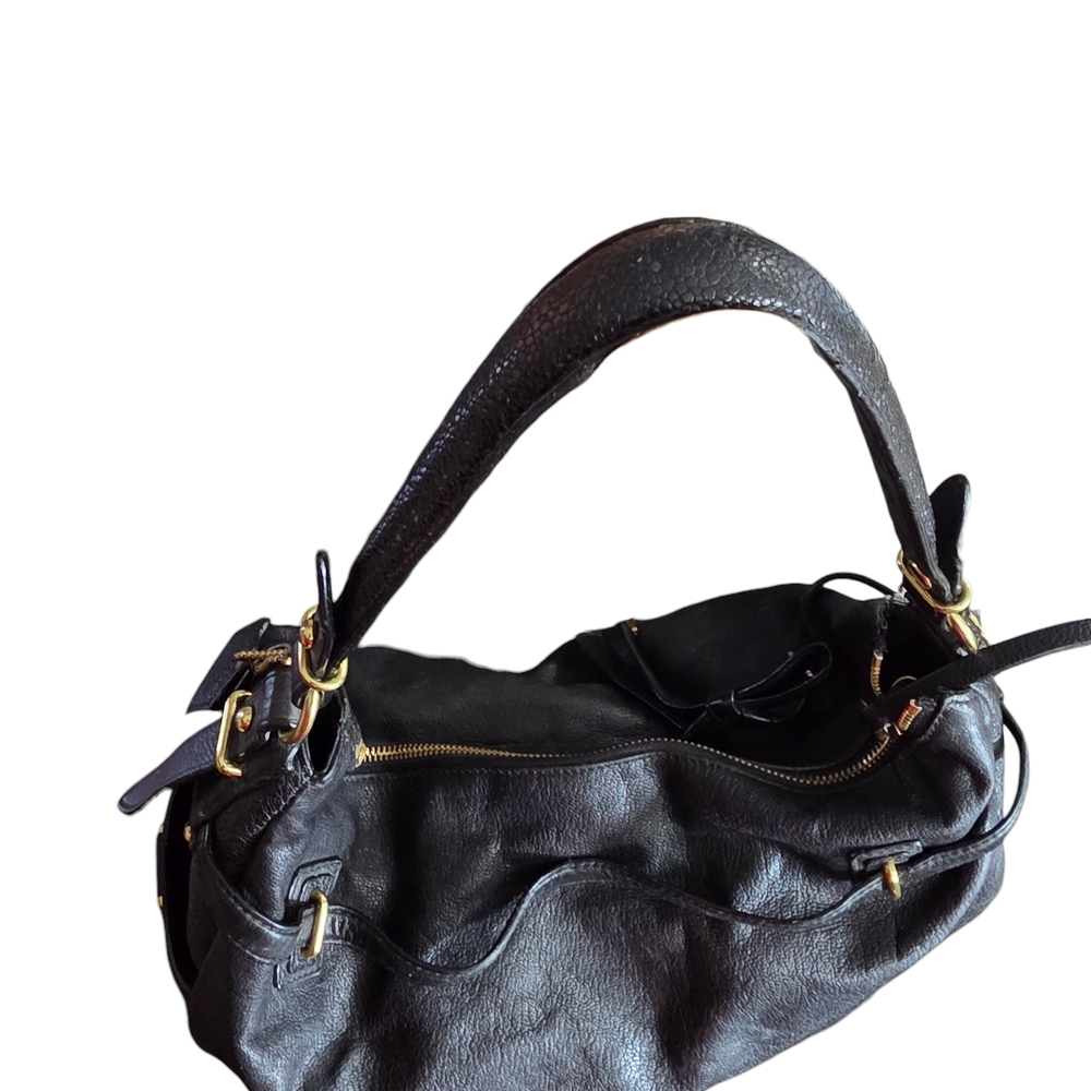 Coach Black Leather Hobo Bag - Picture 4 of 14